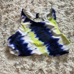 Tie dye athleta bikini top!